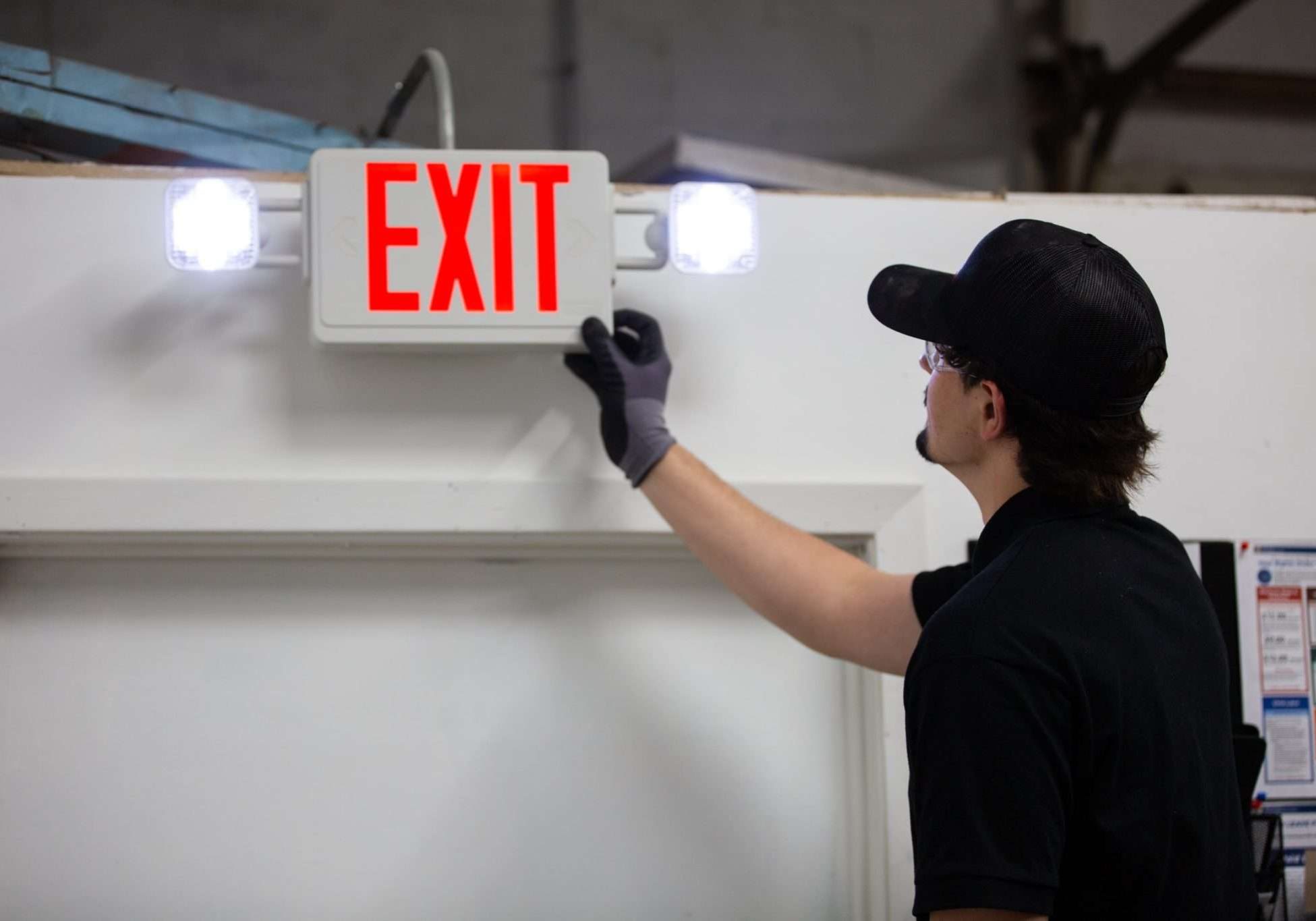 Exit and emergency lighting